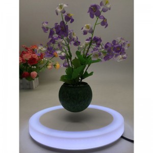 360 Spining magnetic levitation air bonsai pot ,floating planter PA-0702