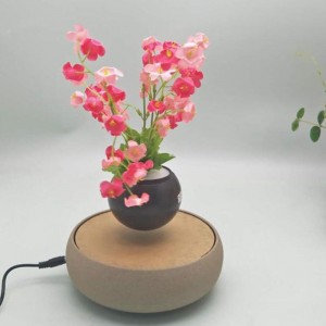 ceramic magnetic levitating floating air bonsai plant pot PA-0706