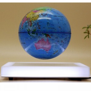 360 Rotating magnetic levitation globe PA-0716-G floating 6inch 8inch globe