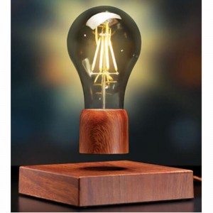 Wooden maglev levitating lamp PA-1004 floating led bulb lamp