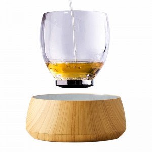 new 360 spining magnetic levitating X cup ,floating glass cup